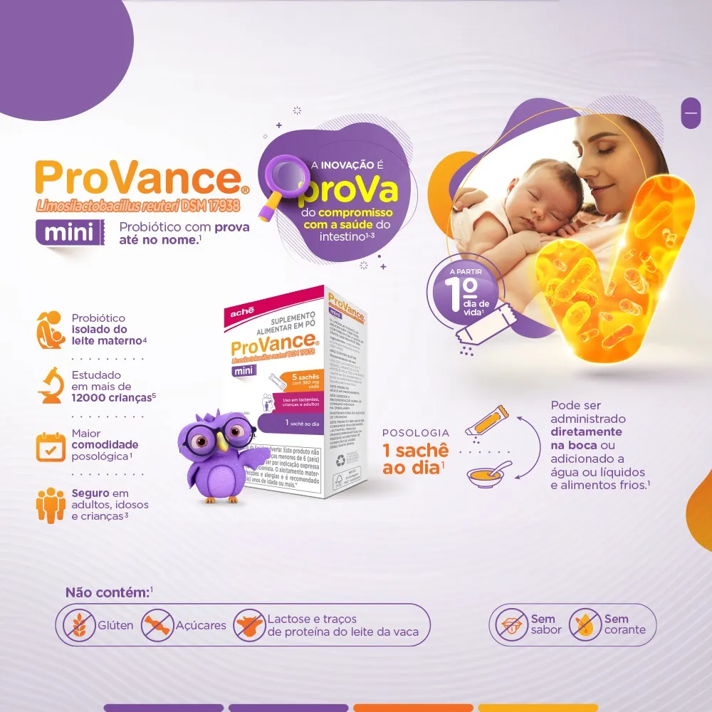 Provance Probiótico Aché Com 30 Sachês